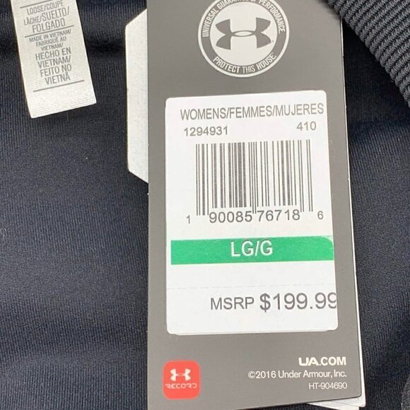 Under Armour Navy Blue Snap Button Closure Jacket - Picture 5 of 5